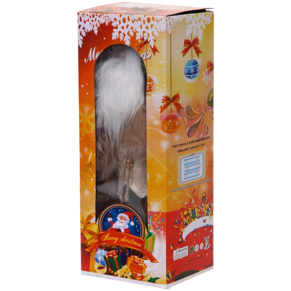 Дед Мороз - Лесовичок «Волшебная борода» 30 см, Шампань