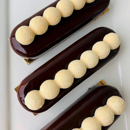 Форма для запекания Silikomart Forma do ciastek Chic Eclair, круглая, силикон