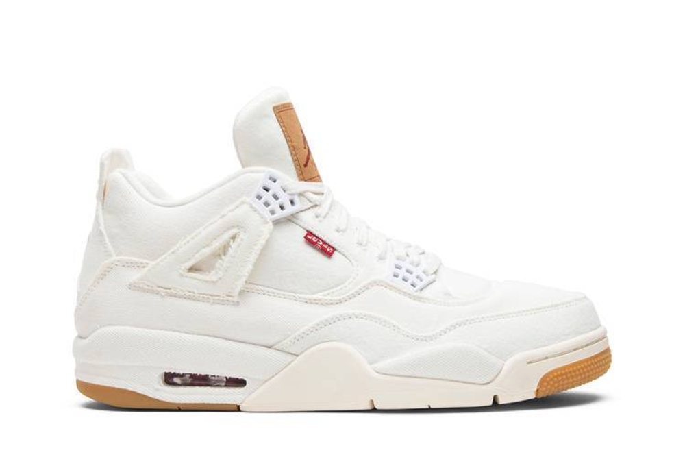 Кроссовки Jordan Air Jordan 4 Levis White (Levis Tag)