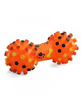 721002 Игрушка для собак из винила "Гантель с шипами", 200мм, Triol