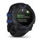 Умные часы Garmin Instinct 3 Amoled 50 mm Black with Black/Bolt Blue Band (010-03020-03)