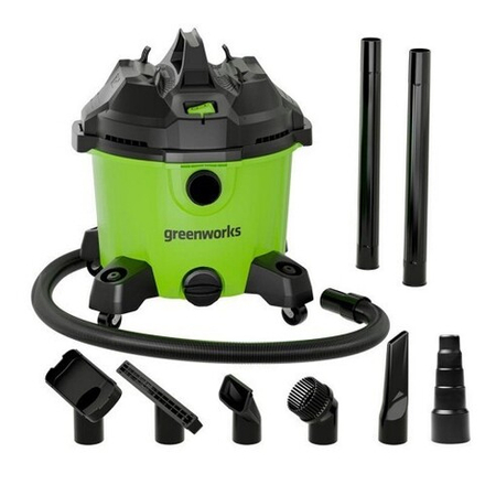 Пылесос GREENWORKS G120WDV строительный 4701207