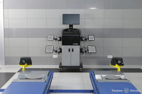 Универсальный стенд регулировки углов установки колес а/м Техно Вектор T 7202 MC