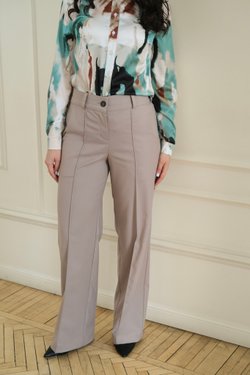 Брюки бежевые из вискозы