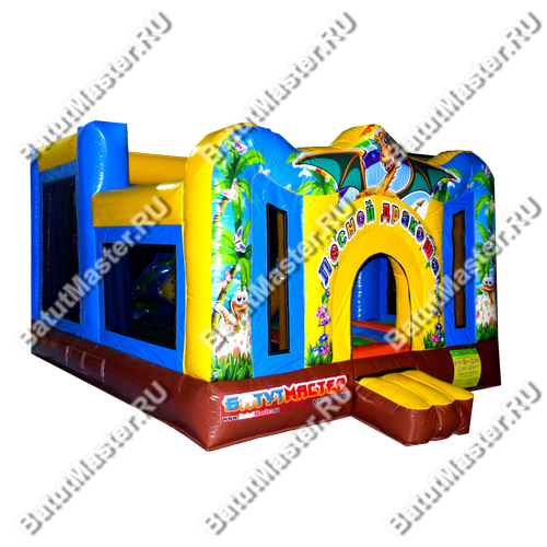 Надувной батут "Лесной дракон"