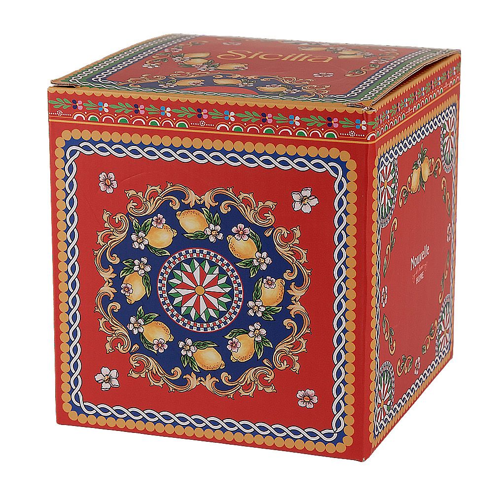 Набор салатников 2 шт "Sicilia Limone" d=14см (фарфор) (подарочная упаковка)