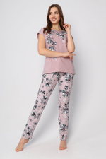 Пижама женская "ЭКЗОТИКА" футб+штаны КЖ 0156