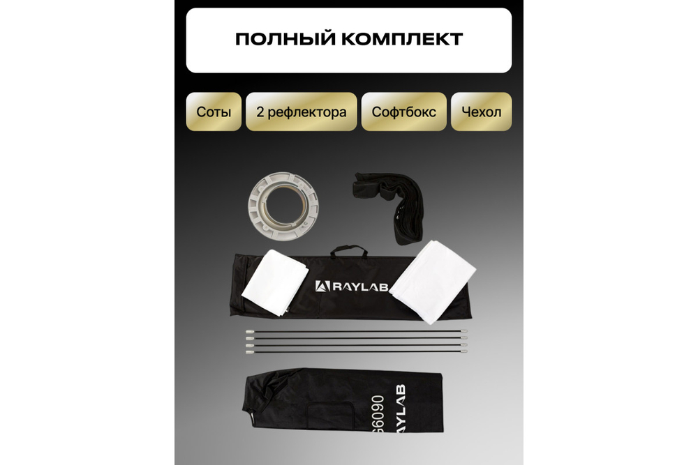 Софтбокс Raylab SPG6090 с сотами