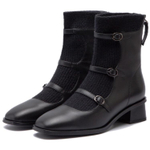 BATA Stretch & Sock Boots Women"s Black/Brown