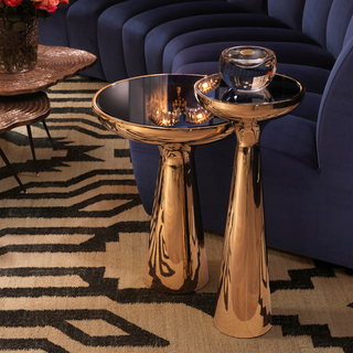 Приставной столик Side Table Lindos low арт.112559