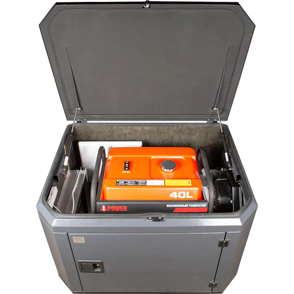 A-iPower A8000EAX бензиновый генератор в кожухе 1200 RAL 7024 с блоком АВР 400В/25А (8 pin) New УТ-11182370/29109
