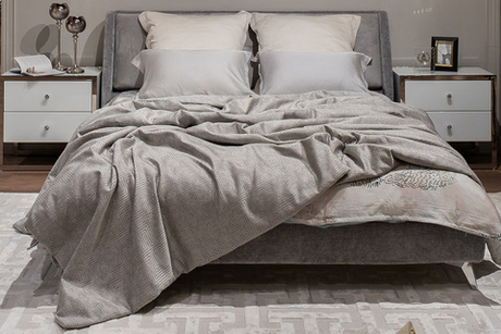 Покрывало Garda Decor Gloss 260х260 серое