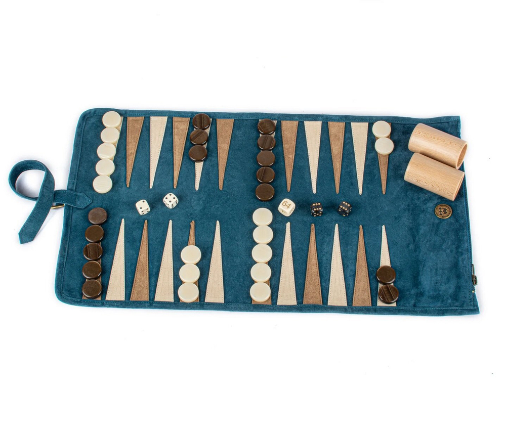 Нарды дорожные 30х46 Manopoulos Backgammon rle3blu