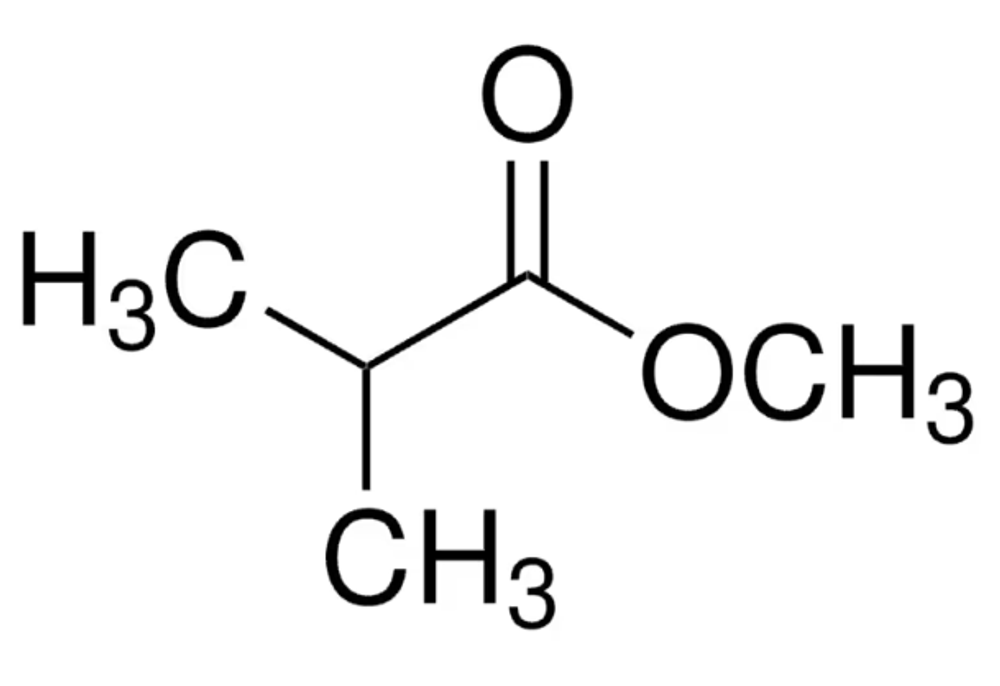 метиловый эфир изомасляной кислоты - формула