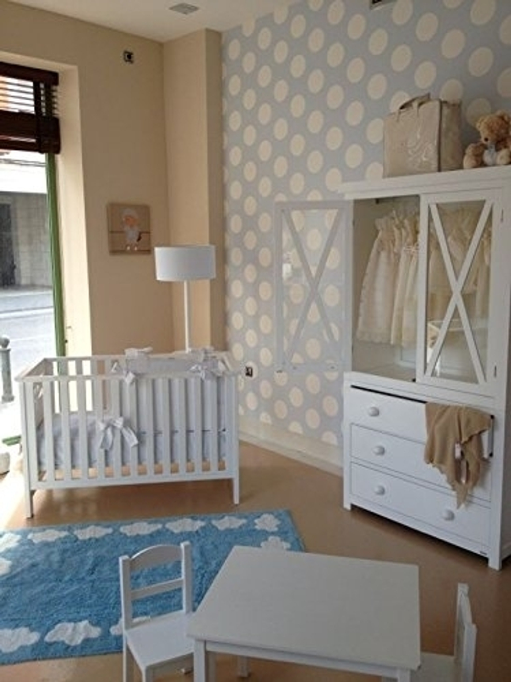 Коврик в детскую Lorena Canals Clouds Vintage Blue (120 x 160)