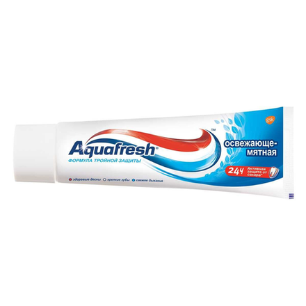 Зубная паста Aquafresh Тройная защита Освежающая мята 100 мл