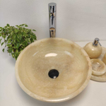 Раковина из оникса Bowl Yellow TinLip BO-61091 40*40*15