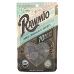 Rawmio, Сердечки из темного шоколада, 70% сырого какао, 56,7 г (2 унции)