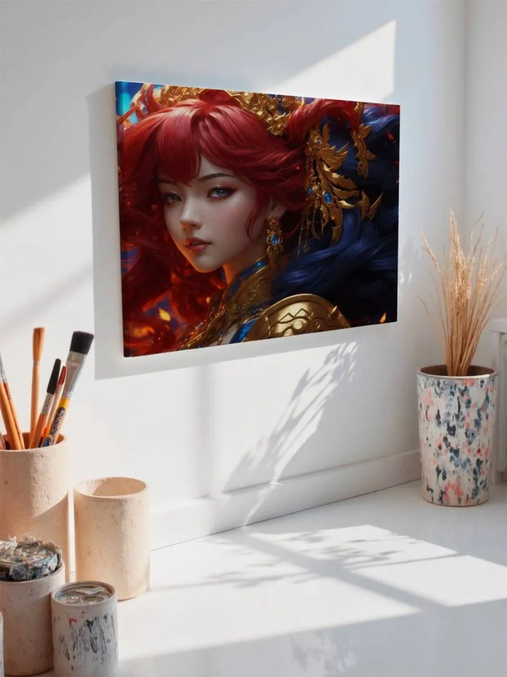 Картина на стену 40 X 50 Девушка аниме