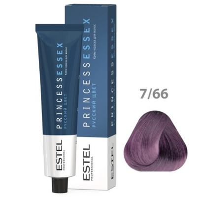 7/66 Крем-краска ESTEL PRINCESS ESSEX, коллекция CHROME, Русый фиолетовый интенсивный (60 мл)