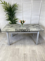 Большой кухонный стол "Макси", серый оникс