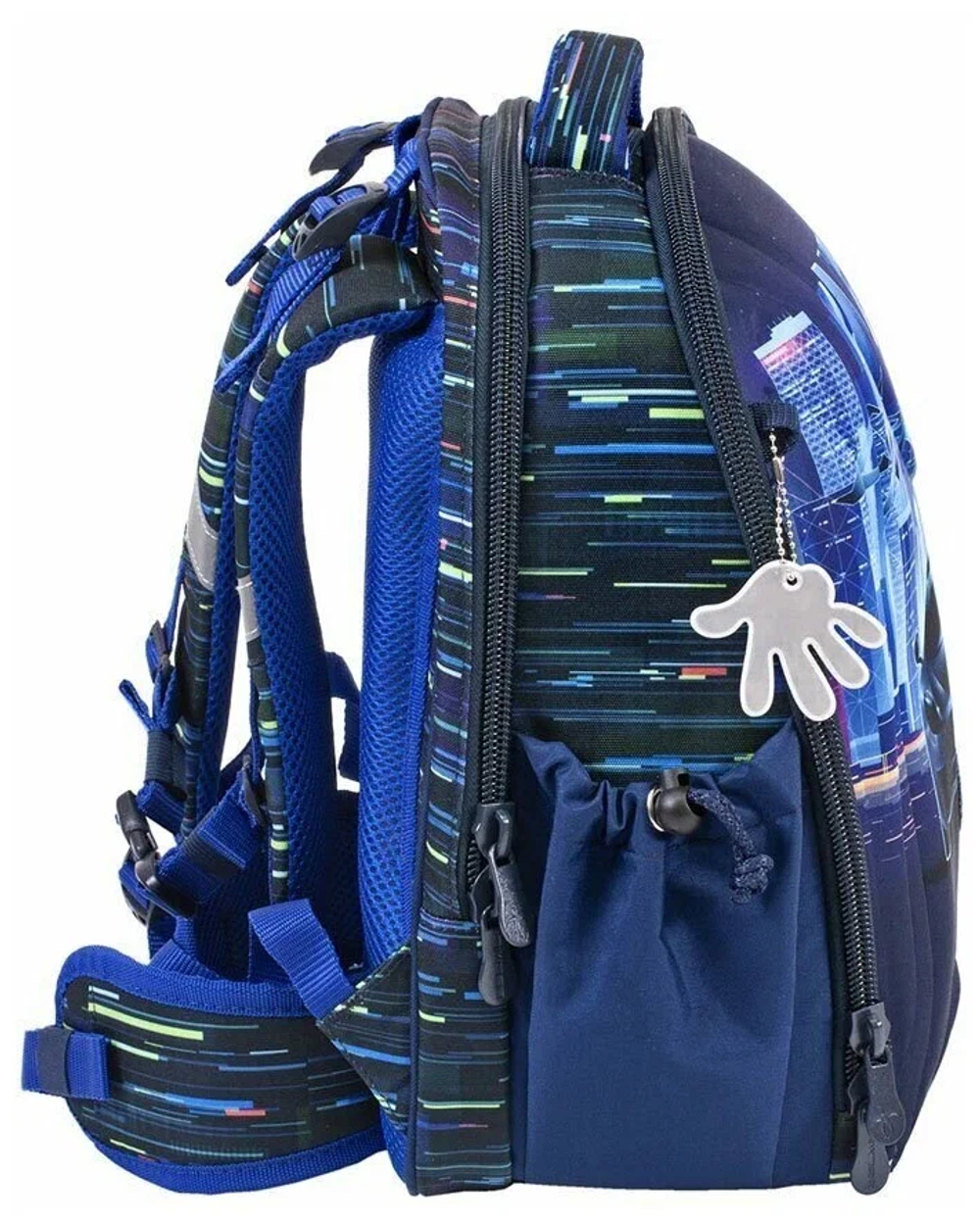 Ранец BelMil 338-82 Sturdy Boy Night City Sp 38х35х19см 800гр., анатамическая спинка