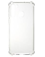 Противоударный силиконовый чехол Infinity для Samsung Galaxy A21 (Прозрачный)