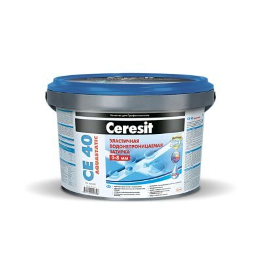 ЗАТИРКА CERESIT CE 40 ЭЛАСТИЧНАЯ КИВИ 2КГ 1956553