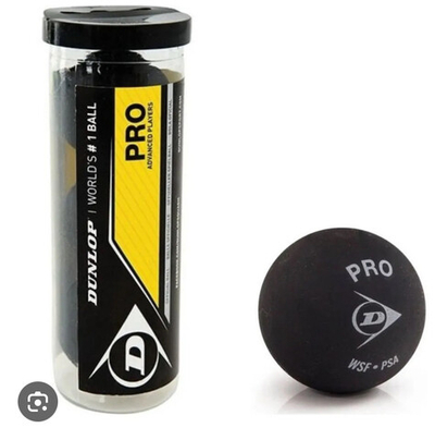 Dunlop Oficial Balls Pro 2-Yellow Advanced Players 3x1шт