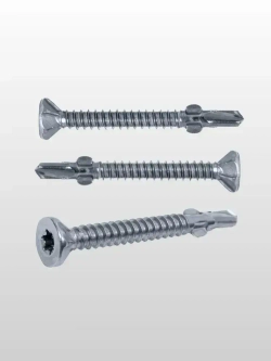 Smart KREP, Саморез Флюгель дерево металл, серебристый, 5.5x80, 100 шт.