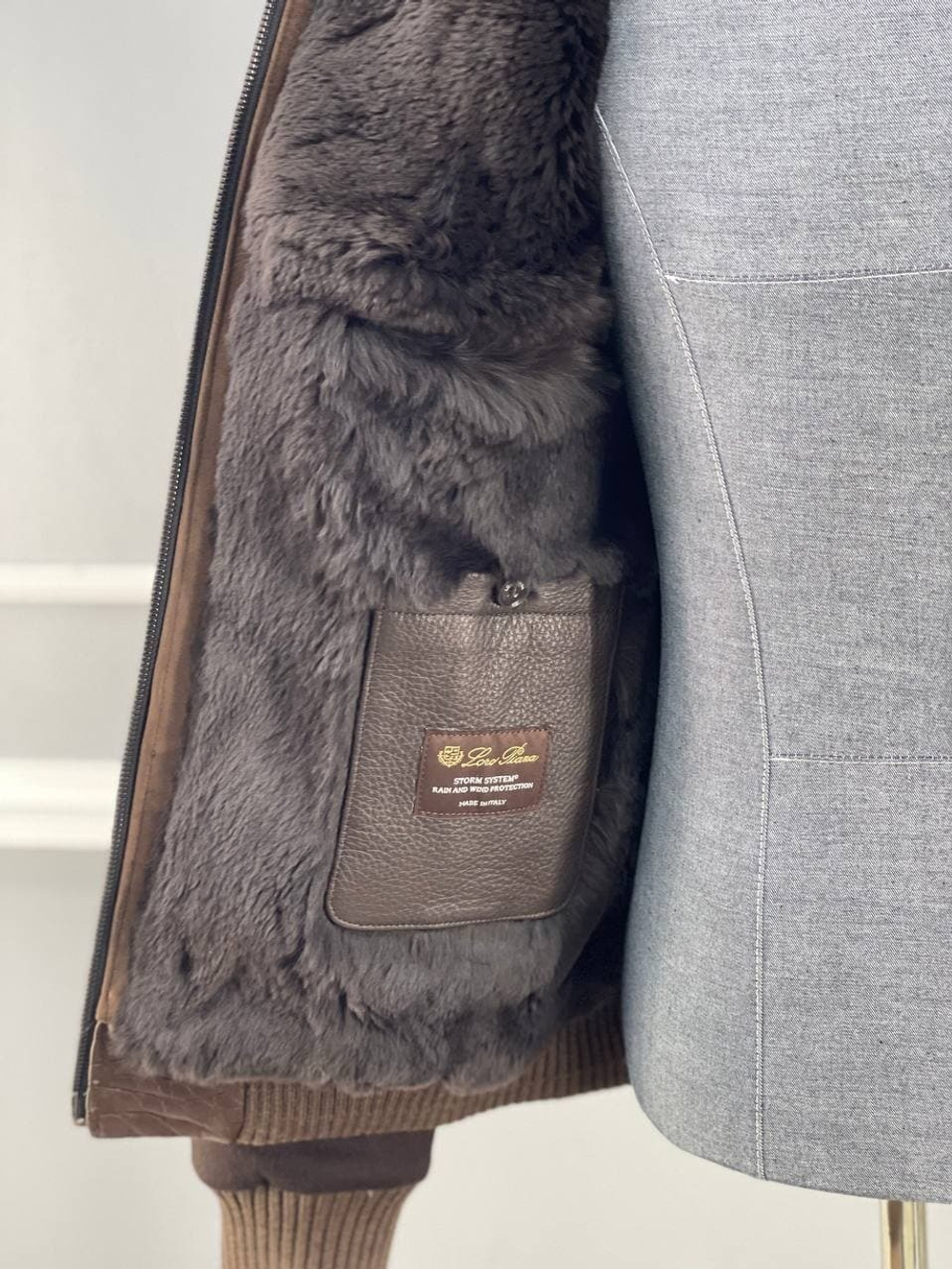 Куртка Loro Piana с мехом