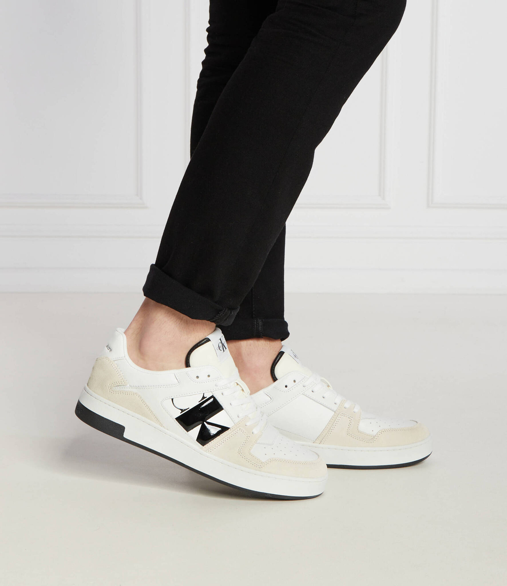 Кожаные кроссовки CALVIN KLEIN JEANS - белый(YM0YM00933)