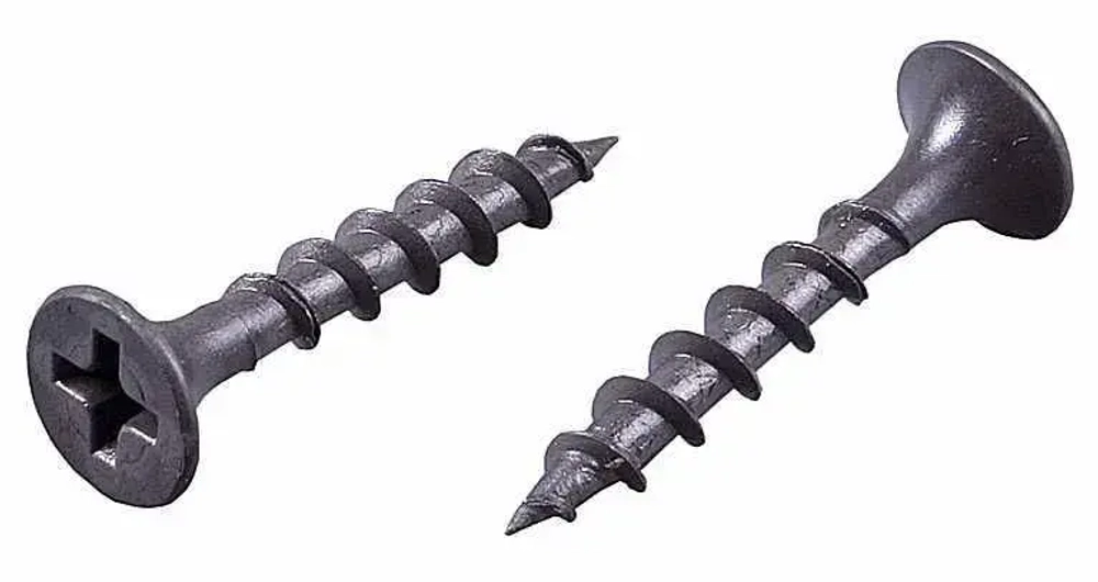 Саморез универсальный черный для дерева и гипсокартона 3,5х32 50шт