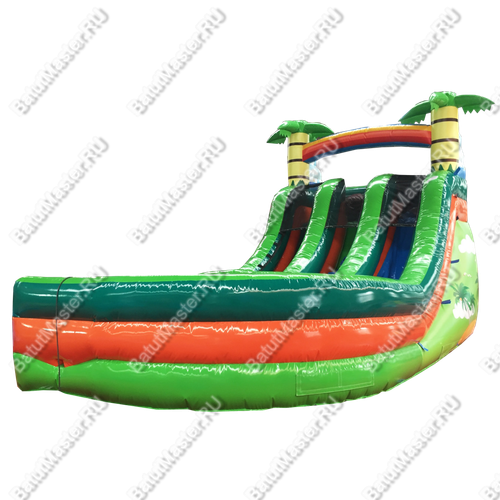 Батут-горка "Чудо-остров" 5,5*4,5*4,5 м