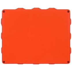 Распаячная коробка ЭРА KORv-240-190-90-12g-OR-FR ОП огнестойкая 240х190х90мм оранжевая на винтах 12 вх. IP55