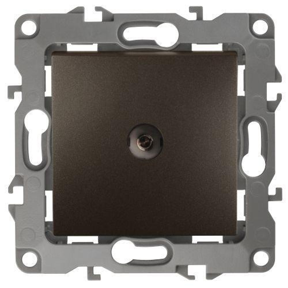 Розетка телевизионная проходная TV Эра12 12-3102-13 IP20 бронз. Эра Б0027438