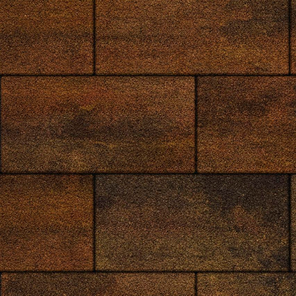 Тротуарная плитка ПРЯМОУГОЛЬНИК 600х300 мм - Листопад гранит Саванна