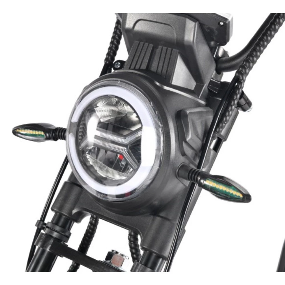 Электроскутер Citycoco WHITE SIBERIA PRO 2WD 4000W 20AH (Полноприводный 2*2000W)