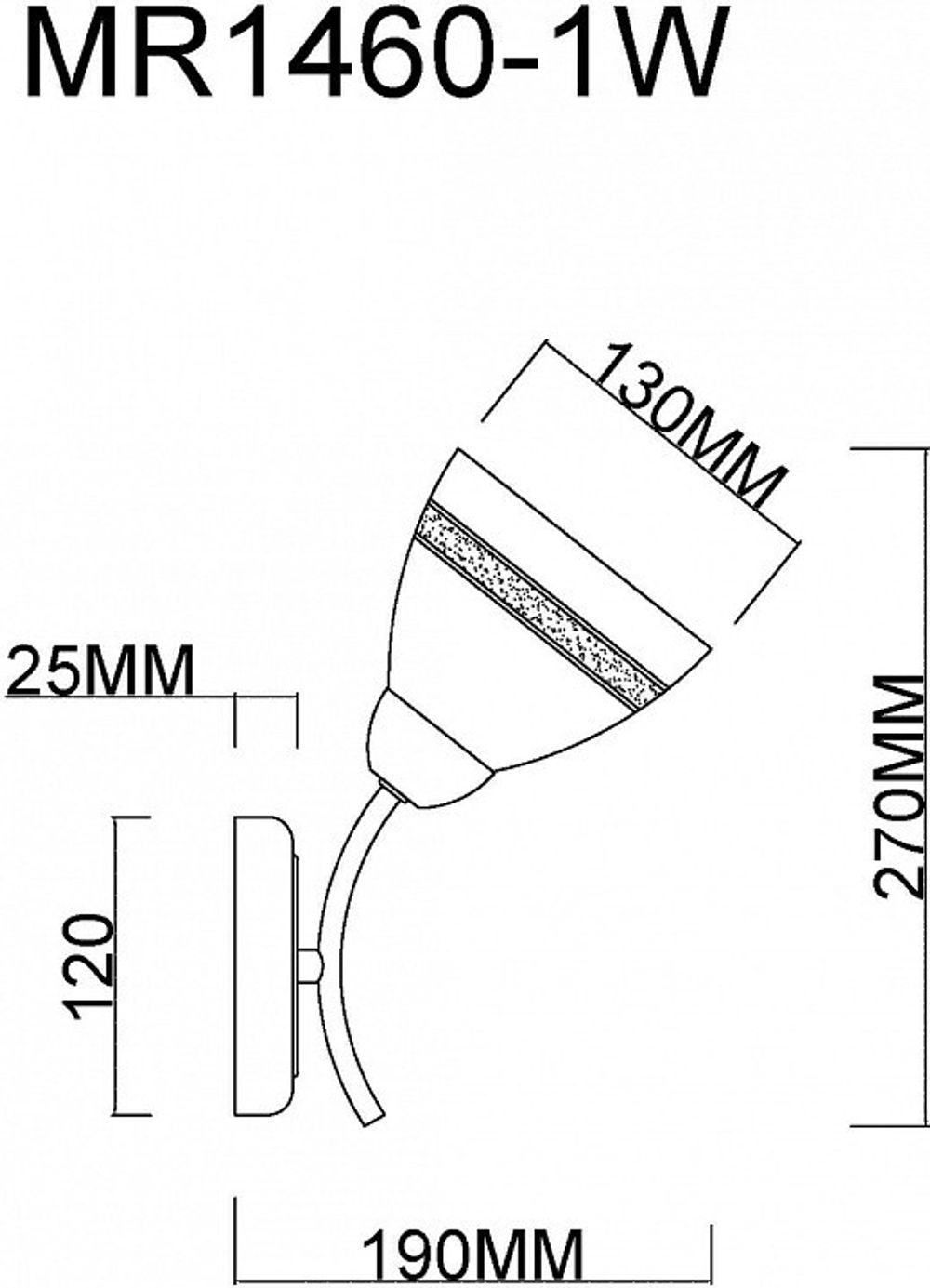Бра MyFar Emily MR1460-1W