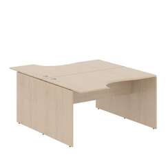 Стол 2-х местный эргономичный W2CET 149.3  1400х1806х750 WAVE