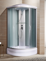 Душевая кабина RIVER NARA LIGHT XL 100/24 MT 100x100x220 10000006219 Универсальная Четверть круга