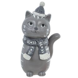 GAEM Фигурка декоративная "Кот", L13 W12 H25 см, 2в.