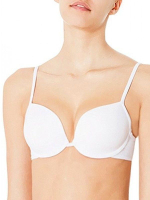 Бюстгальтер с градуированной чашкой и эффектом пуш-ап (Размер: 1B) (Цвет: телесный)