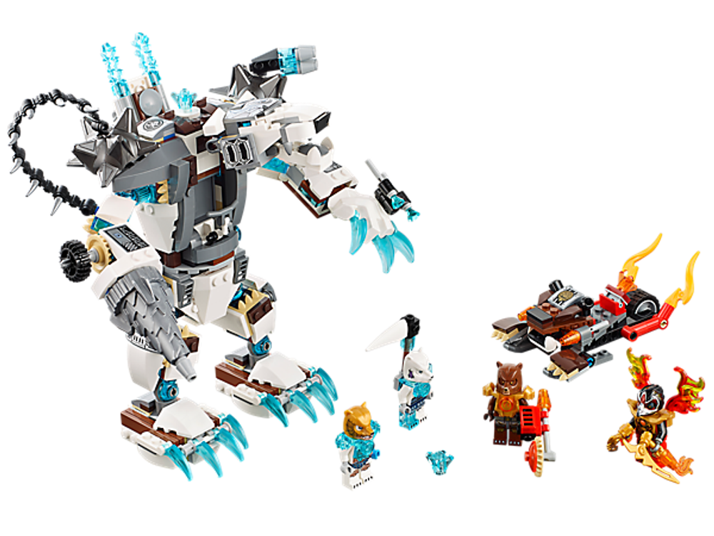 LEGO Chima: Ледяной бур Айсбайта 70223 — Icebite's Claw Driller — Лего Чима