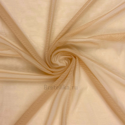 Сетка эластичная песочная однотонная