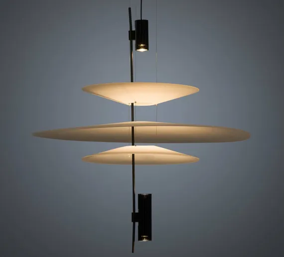 Подвесной светильник Flamingo Ø68 см, белый