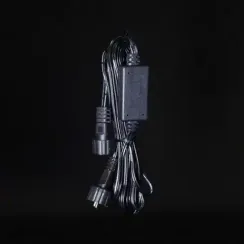 Выпрямитель для силиконовых нитей без возможности управления, провод черный каучук, IP65, Beauty Led (EC24-2A)