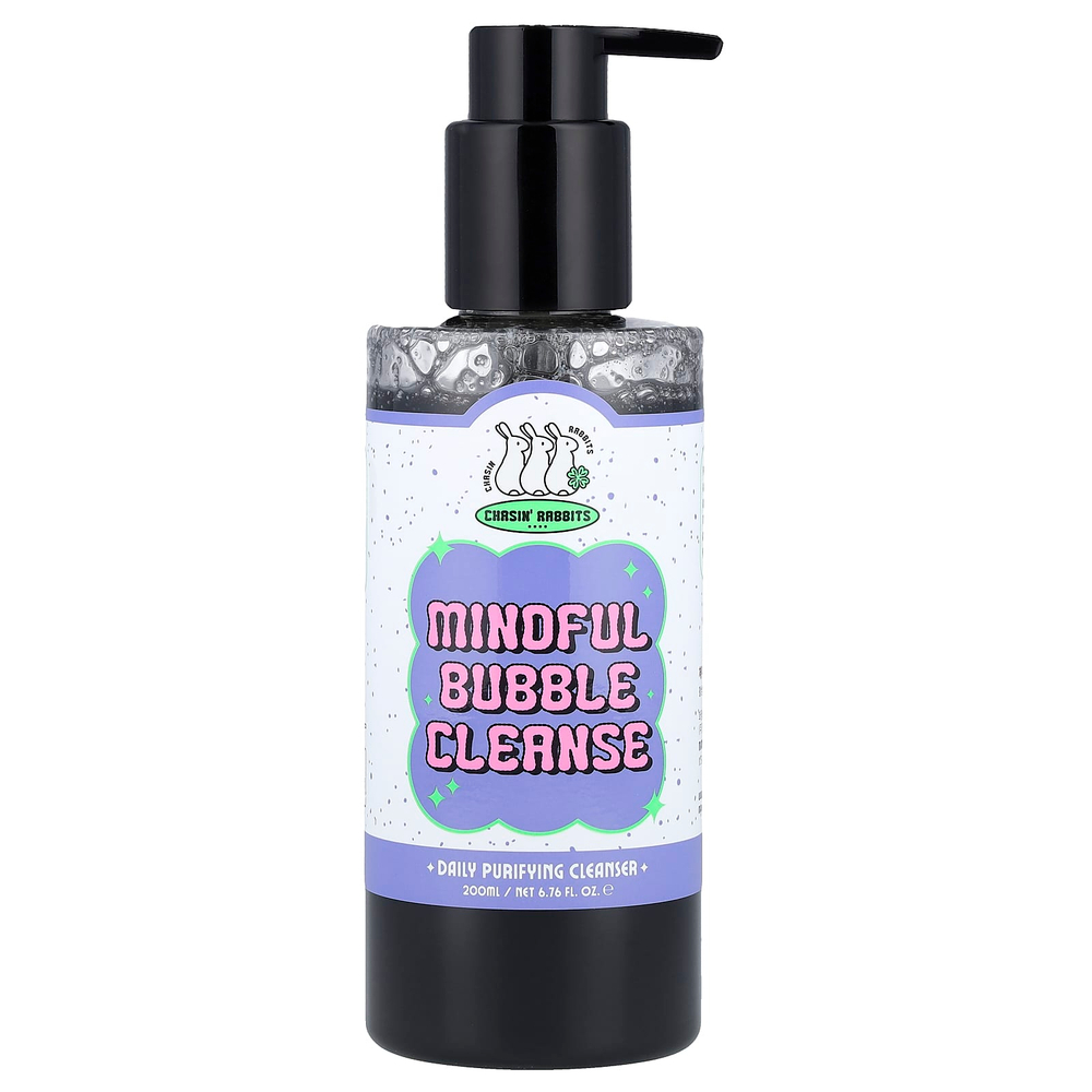 Chasin' Rabbits, Mindful Bubble Cleanse, ежедневное очищающее средство, 200 мл (6,76 жидк. Унции)