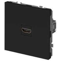 Розетка ЭРА Galaxy 15-3114-05 HDMI IP20 антрацит | Эра Galaxy