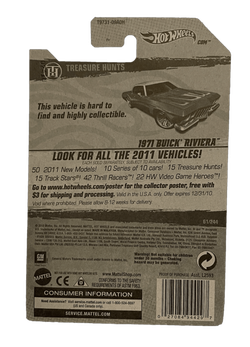 Hot Wheels Treasure Hunt 1971 Buick Riviera (2011)